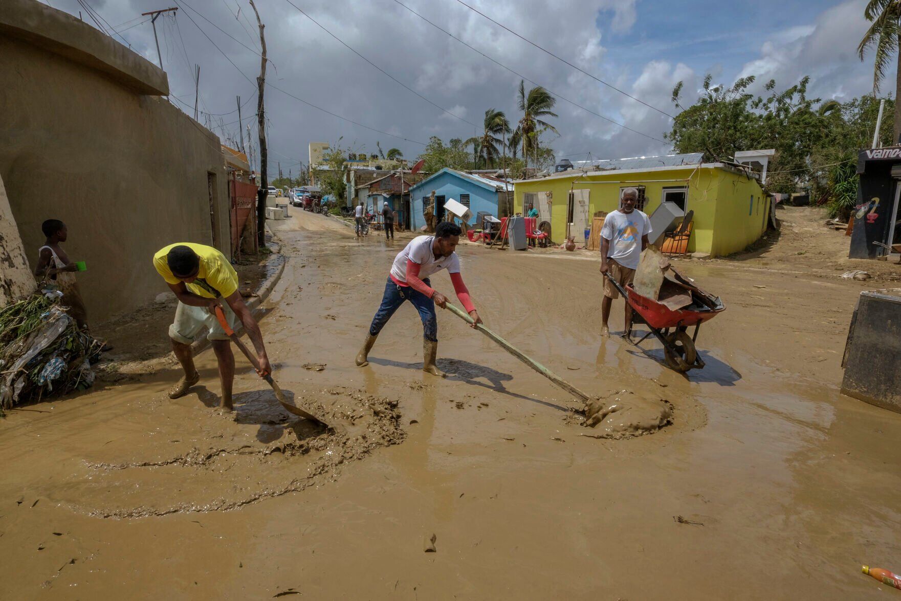 APTOPIX Dominican Republic Tropical Weather